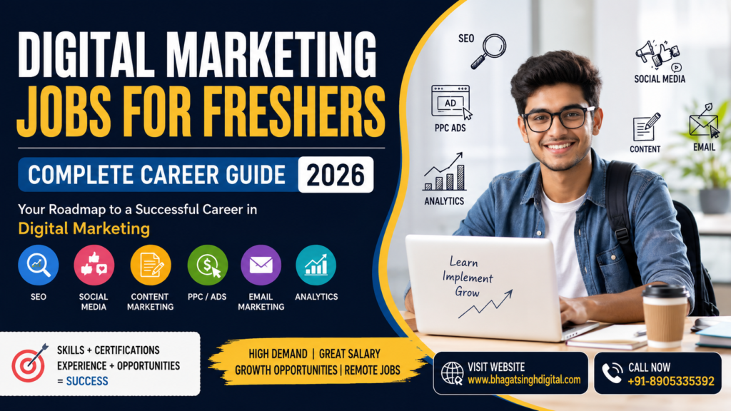 Digital Marketing Jobs for Freshers Complete Career Guide